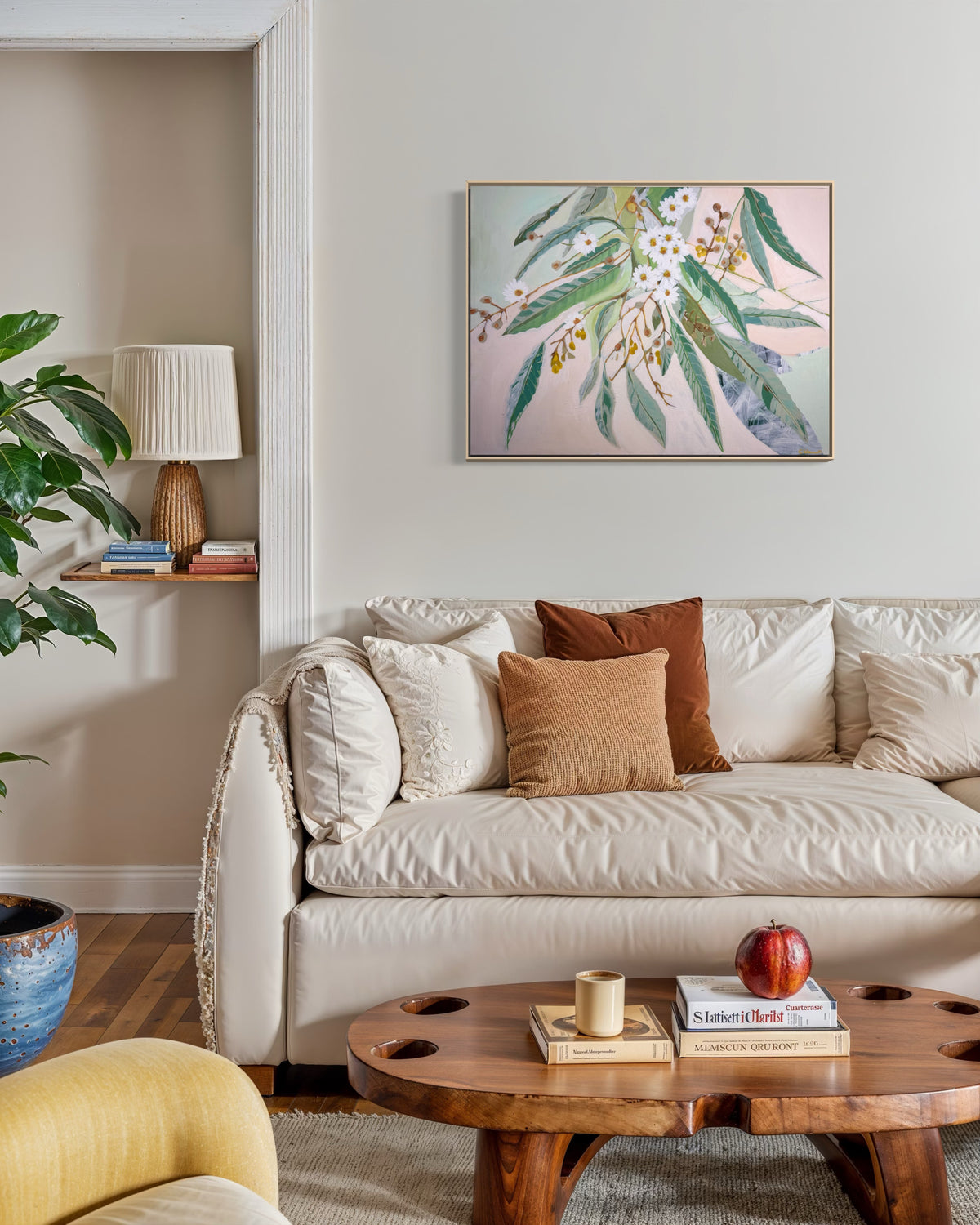 Leaf it Out- Framed Original Painting with Certificate