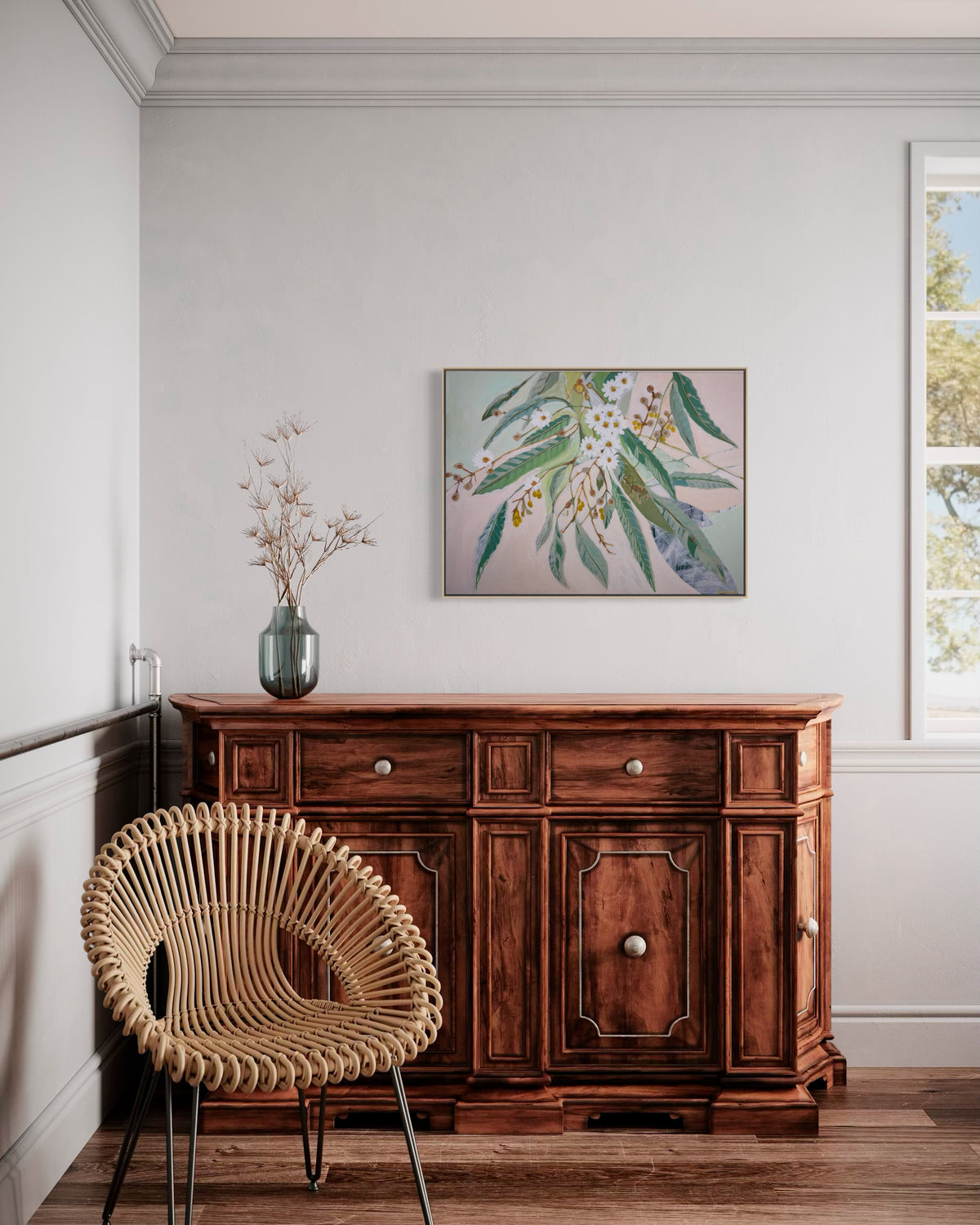 Leaf it Out- Framed Original Painting with Certificate