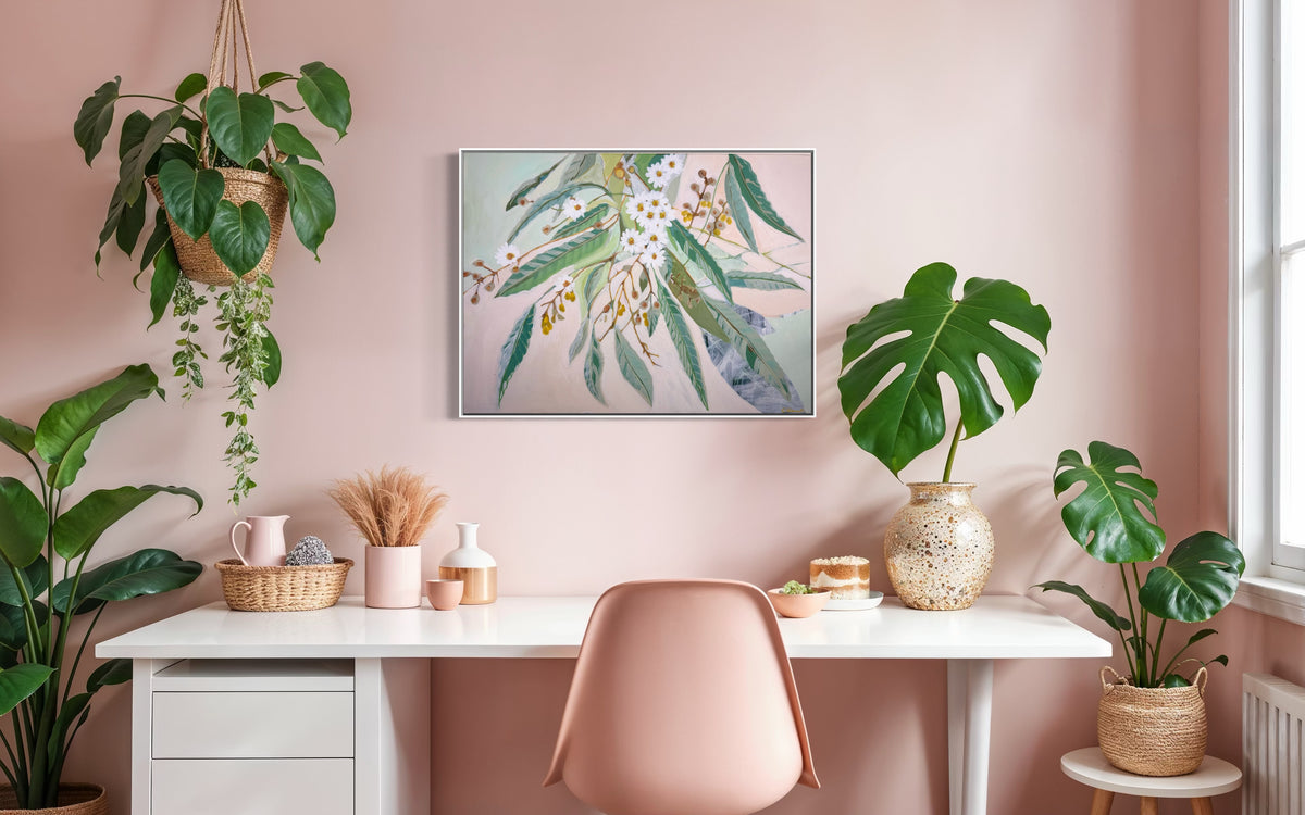 Leaf it Out- Framed Original Painting with Certificate