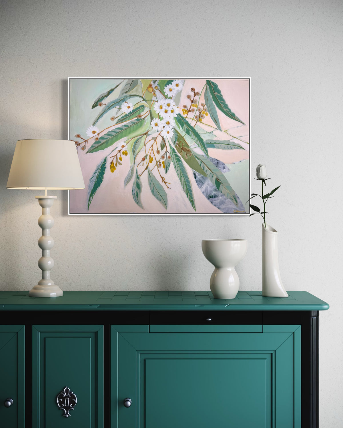 Leaf it Out- Framed Original Painting with Certificate