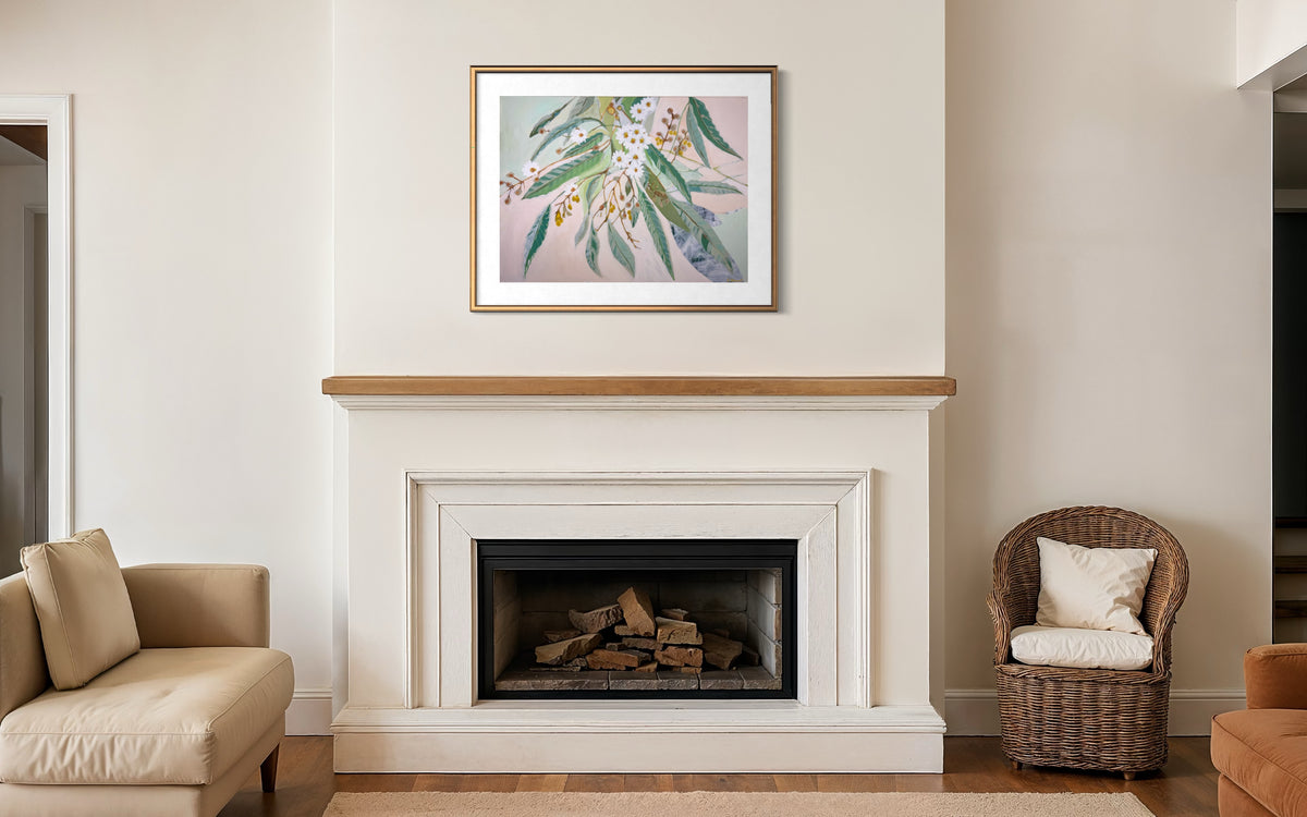 Leaf it Out- Framed Original Painting with Certificate