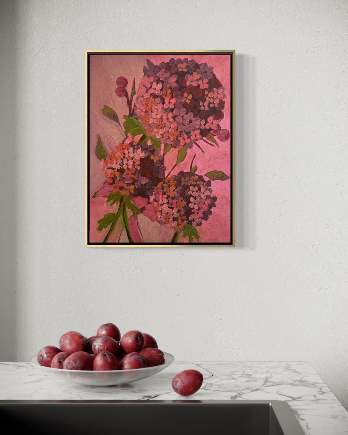 Merlot and Behold- Framed Original Painting with Certificate