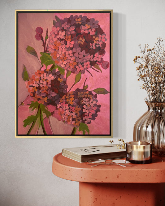 Merlot and Behold- 40cm by 30cm Framed Original Painting with Certificate